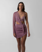Pink-Purple Mini Dress