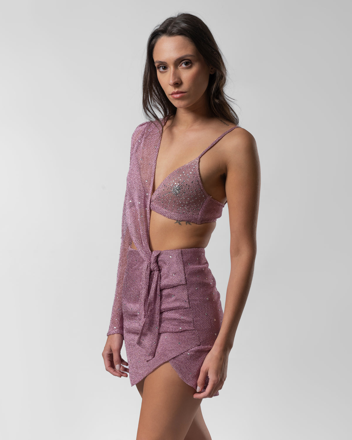Pink-Purple Mini Dress