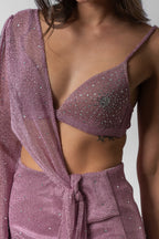 Pink-Purple Mini Dress