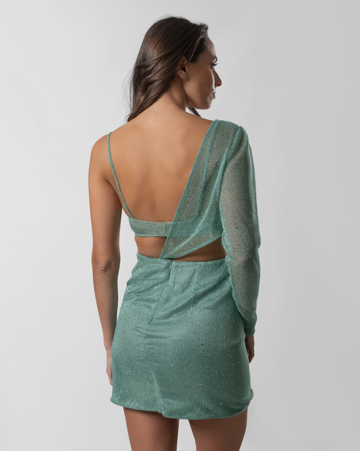 Mint Green Mini Dress