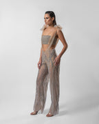 Divine Silver Jumpsuit