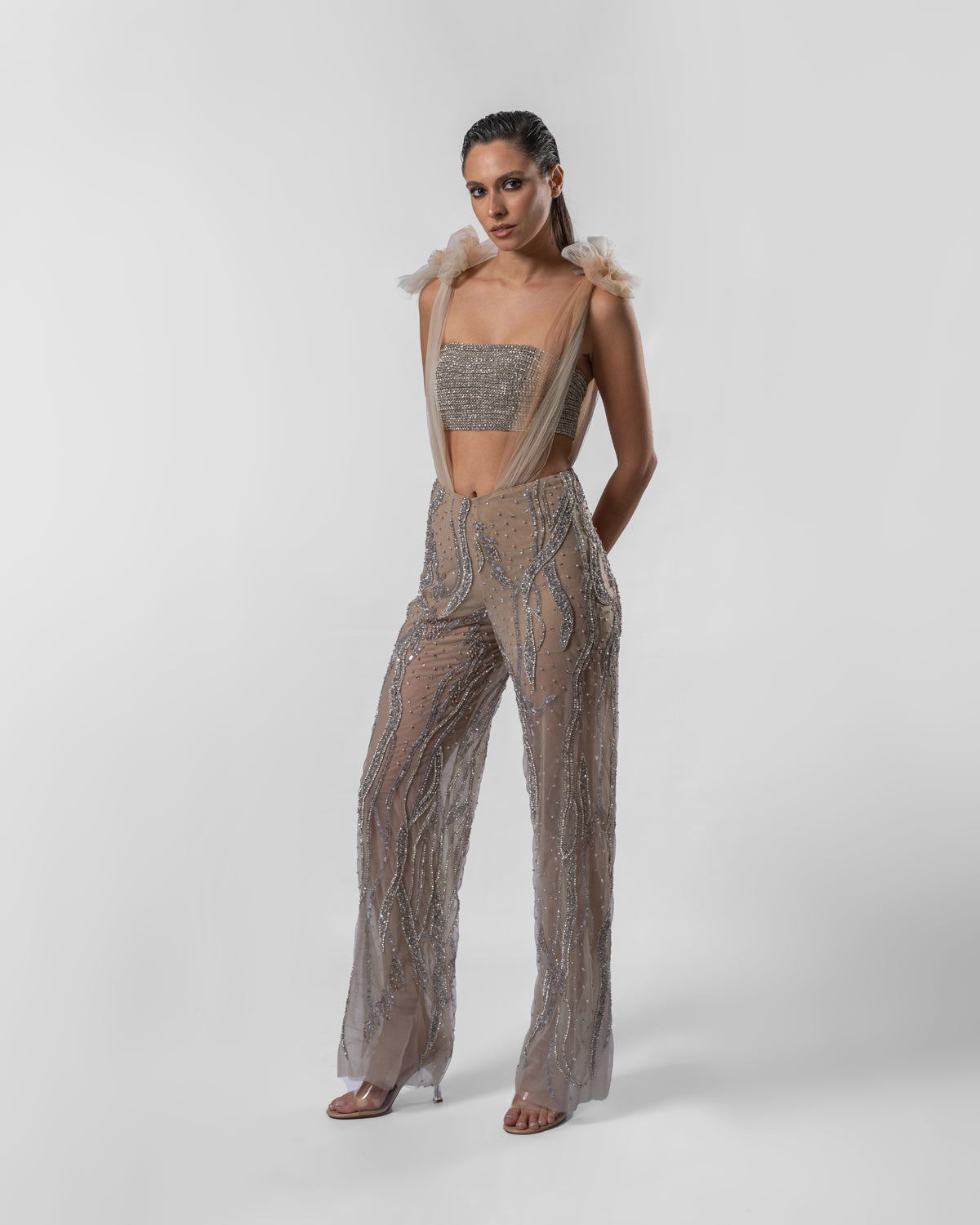 Divine Silver Jumpsuit