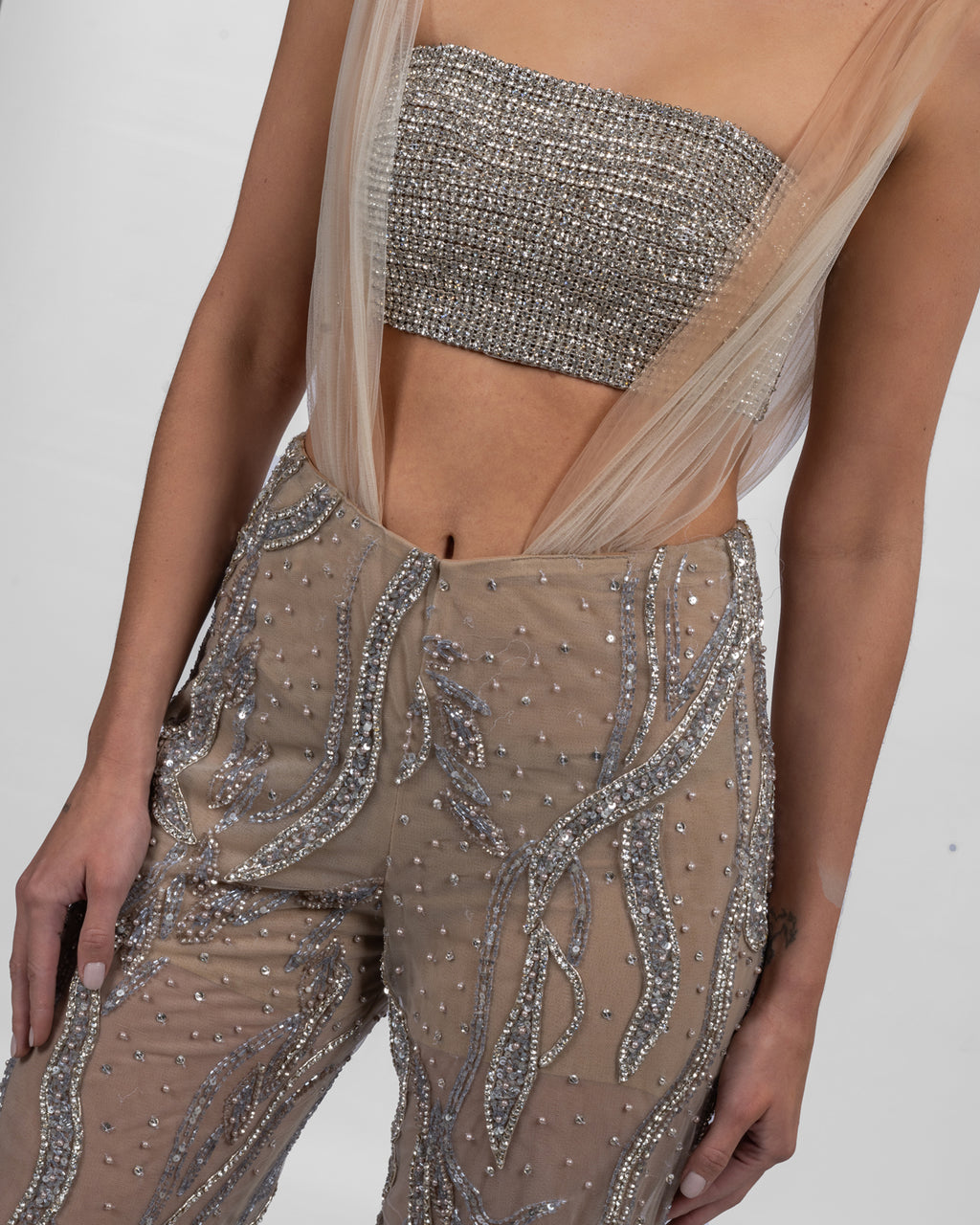 Divine Silver Jumpsuit