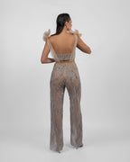 Divine Silver Jumpsuit