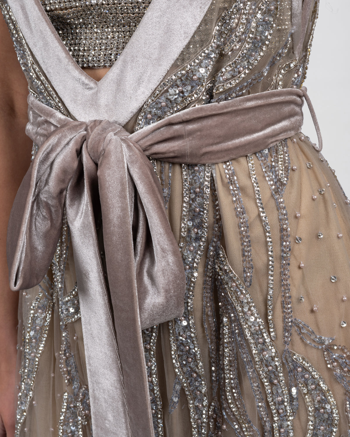 Luxurious Silver Dress