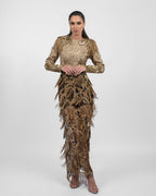 Majestic Golden Fringes Set