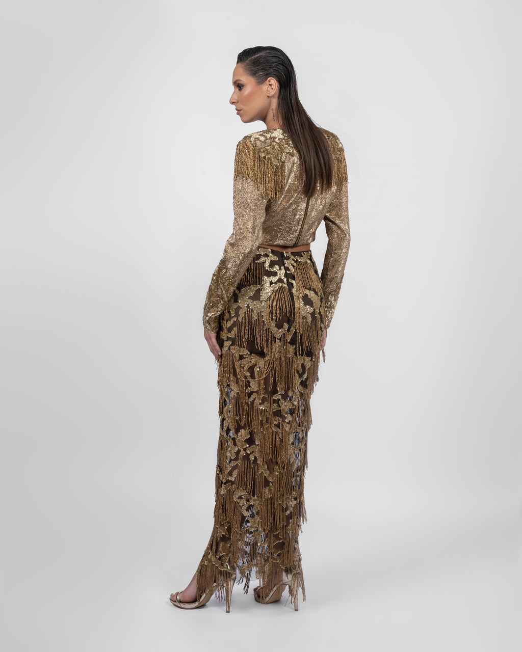 Majestic Golden Fringes Set