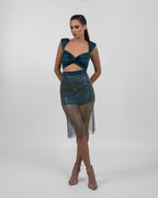 Striking Petrol-blue Set