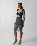 Striking Petrol-blue Set