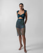 Striking Petrol-blue Set