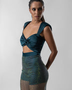 Striking Petrol-blue Set