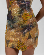 Iconic Multi-colored Floral Dress