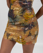 Iconic Multi-colored Floral Dress