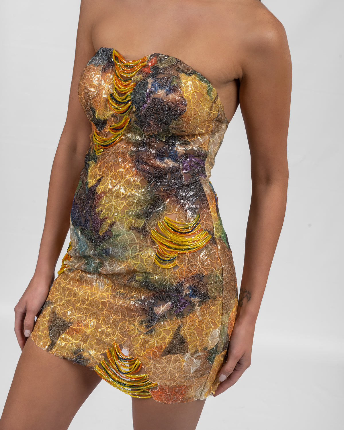 Iconic Multi-colored Floral Dress