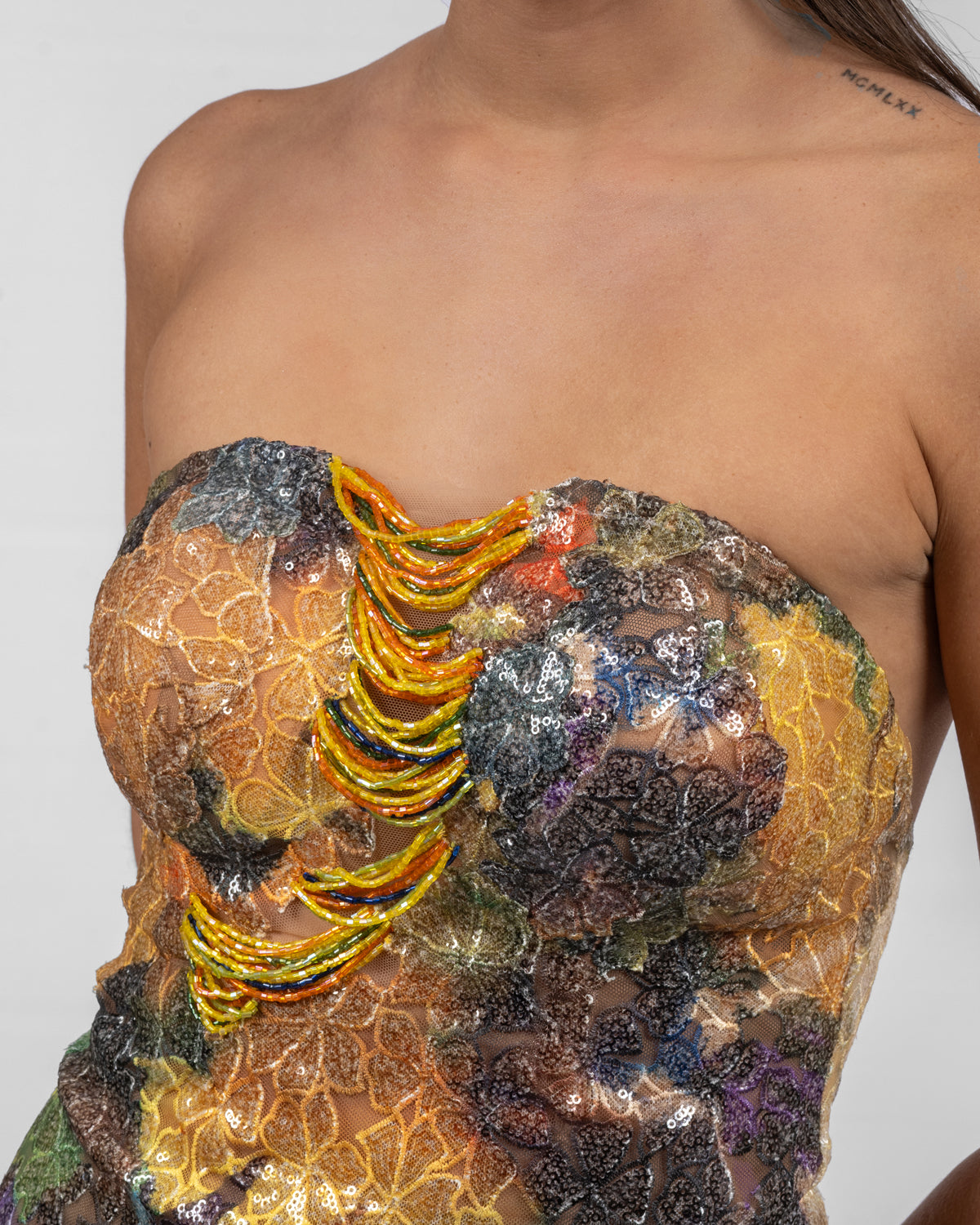 Iconic Multi-colored Floral Dress