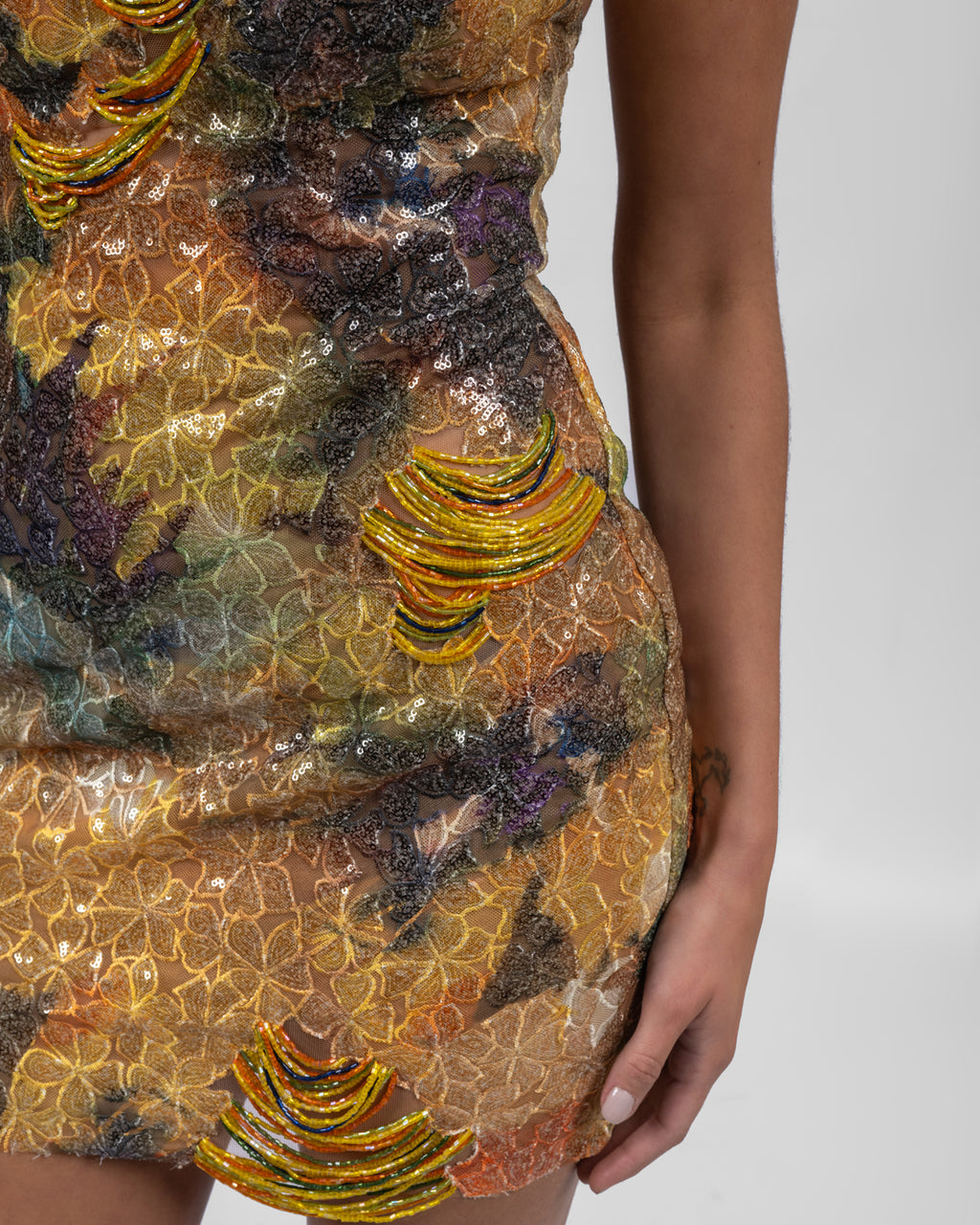 Iconic Multi-colored Floral Dress