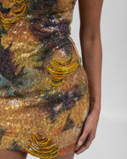 Iconic Multi-colored Floral Dress