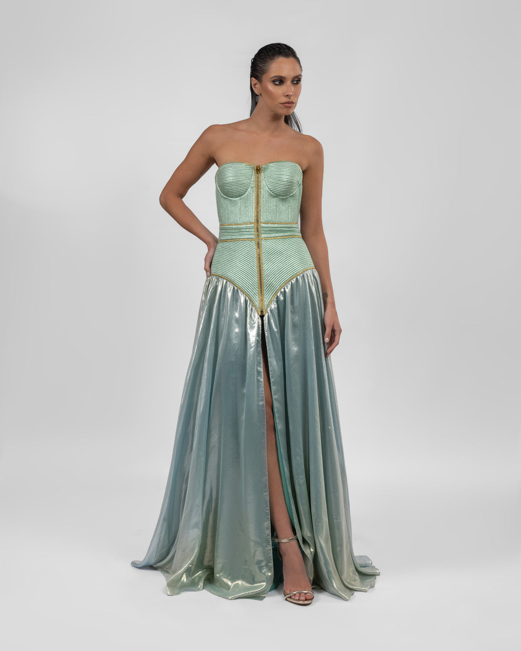 Enchanting Pastel Pistachio Dress