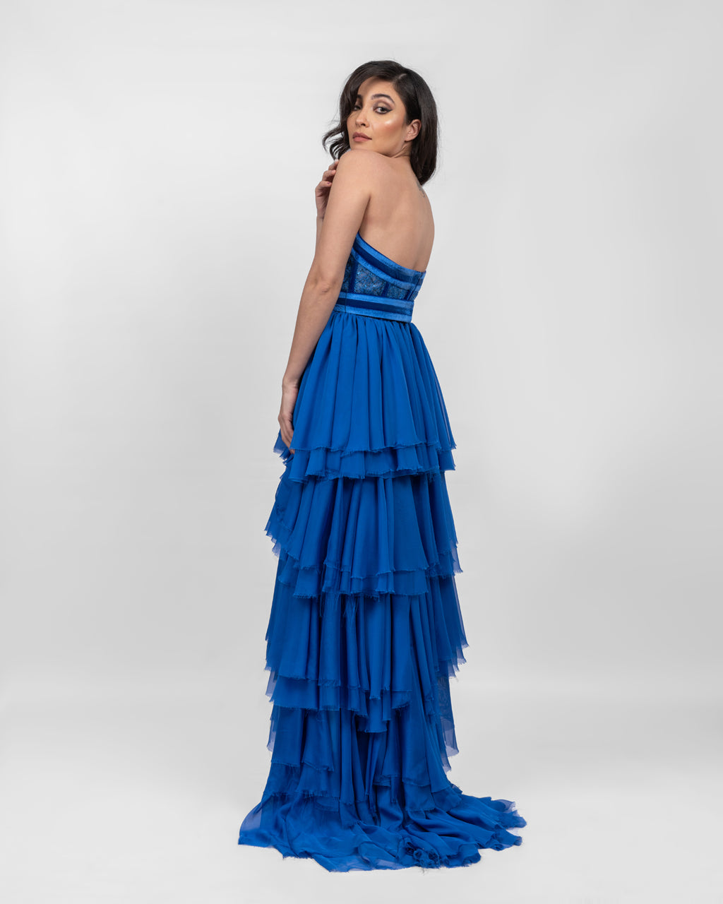 Lavish Royal Blue Dress