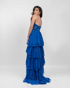 Lavish Royal Blue Dress