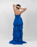 Lavish Royal Blue Dress