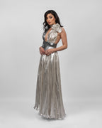 Celestial One-shoulder White Dress