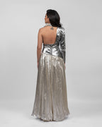 Celestial One-shoulder White Dress