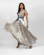 Celestial One-shoulder White Dress