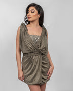 Effortless Metallic Bronze Romper