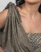 Effortless Metallic Bronze Romper