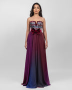 Striking Ombre Sequin Dress
