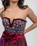 Striking Ombre Sequin Dress