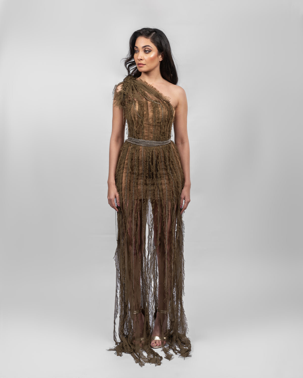 Enchanting Olive Dress