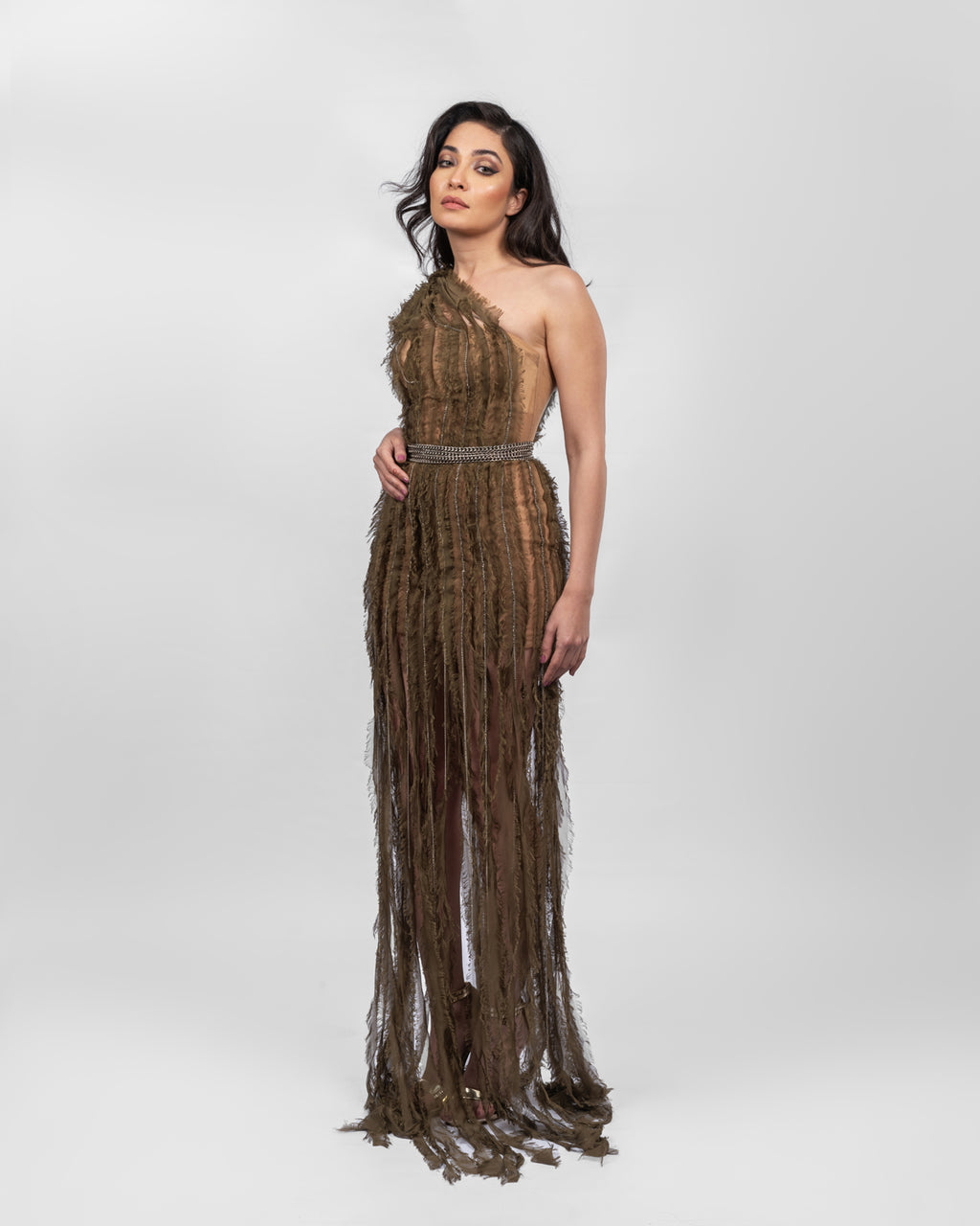 Enchanting Olive Dress
