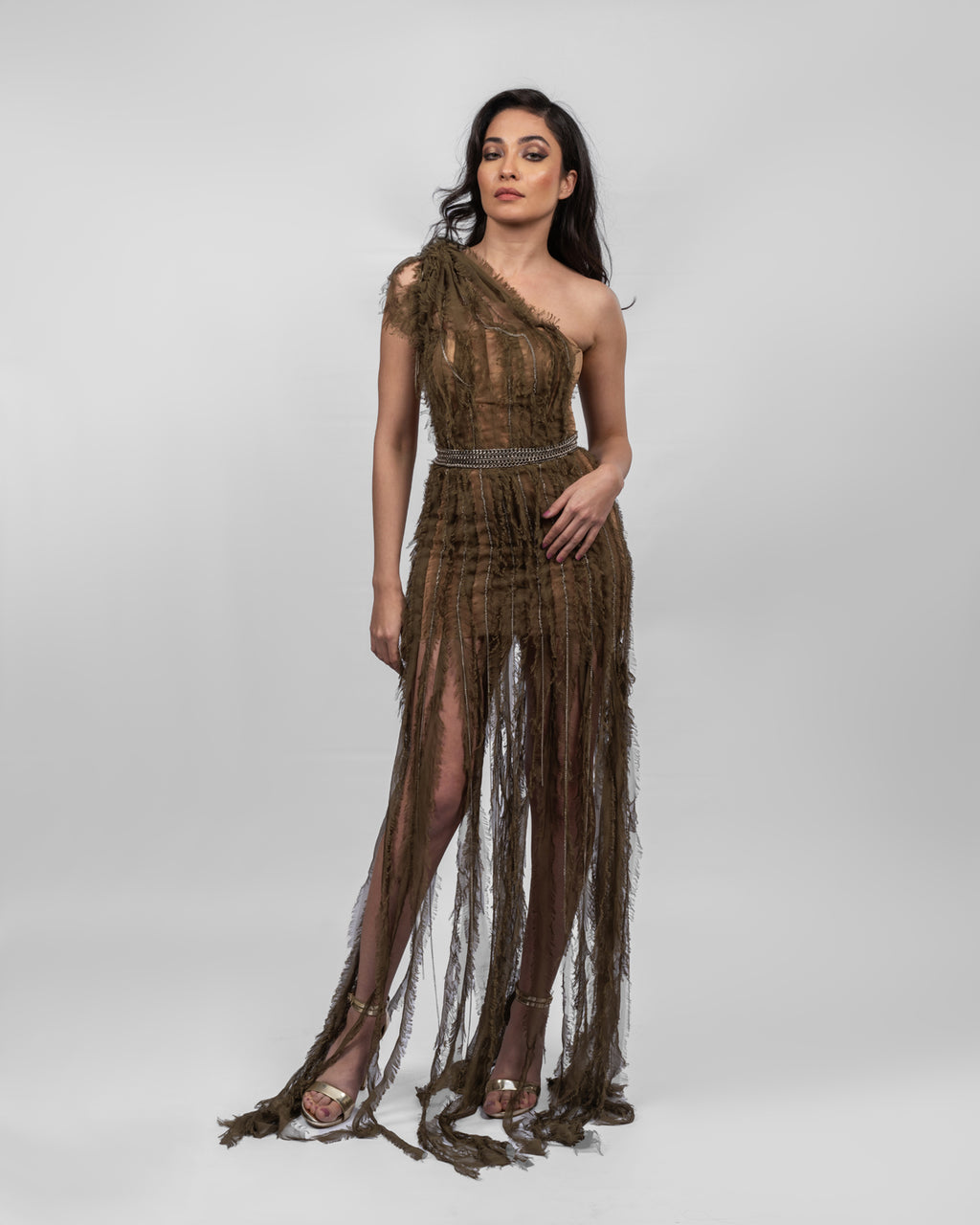 Enchanting Olive Dress
