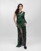 Glamorous Emerald Green Dress