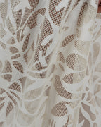 Refined White Brocade Maxi Dress