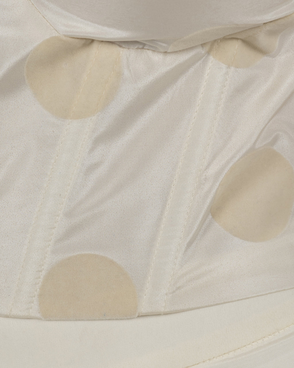 Delicate Off-White Bustier Corset Top