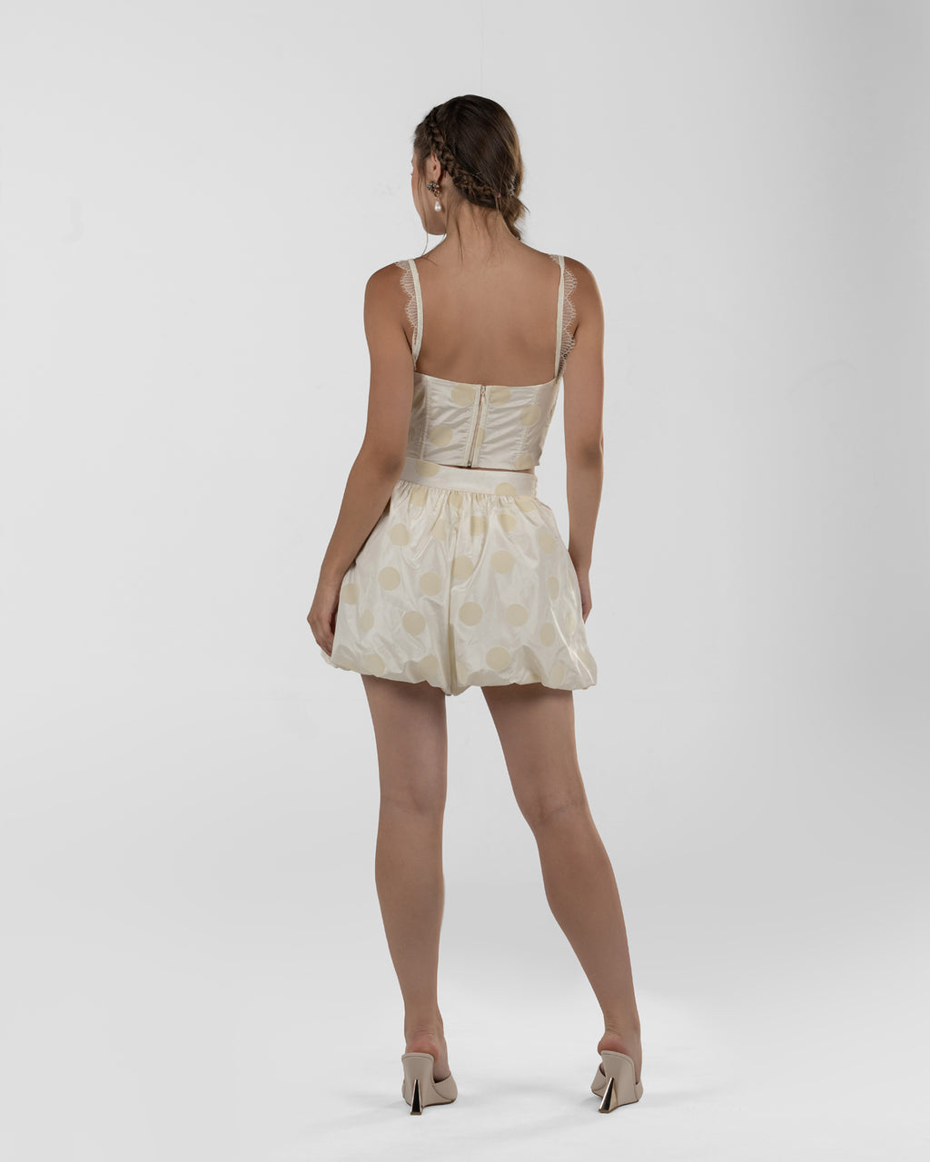 Chic Polka-Dot Balloon Shorts