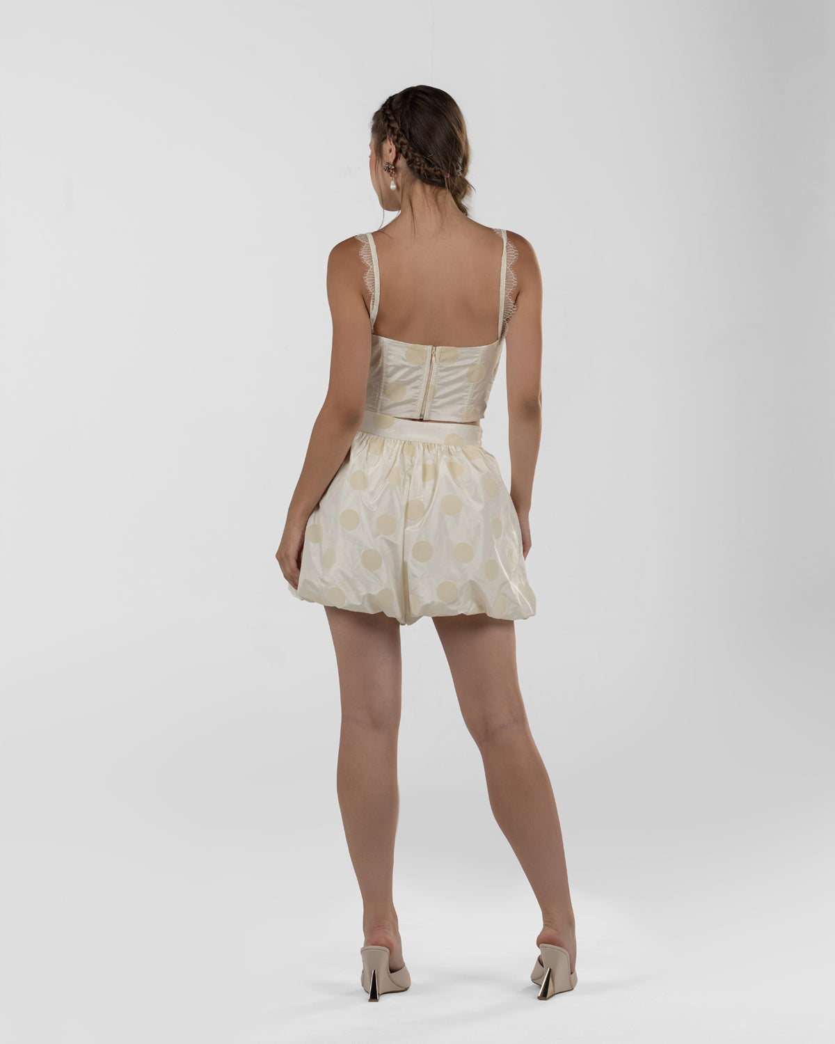 Chic Polka-Dot Balloon Shorts