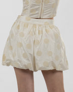 Chic Polka-Dot Balloon Shorts