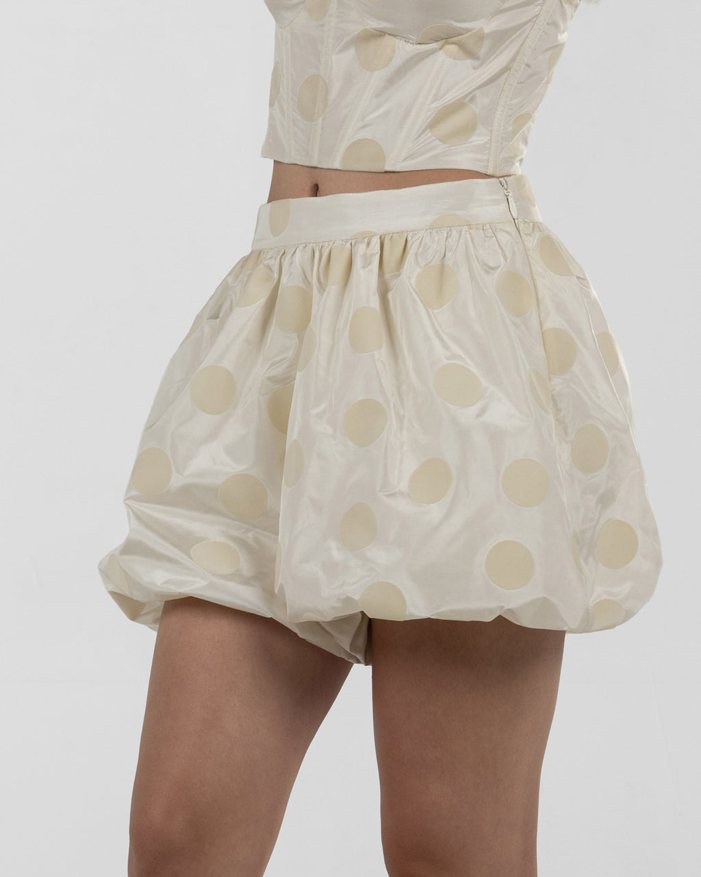 Chic Polka-Dot Balloon Shorts