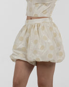 Chic Polka-Dot Balloon Shorts