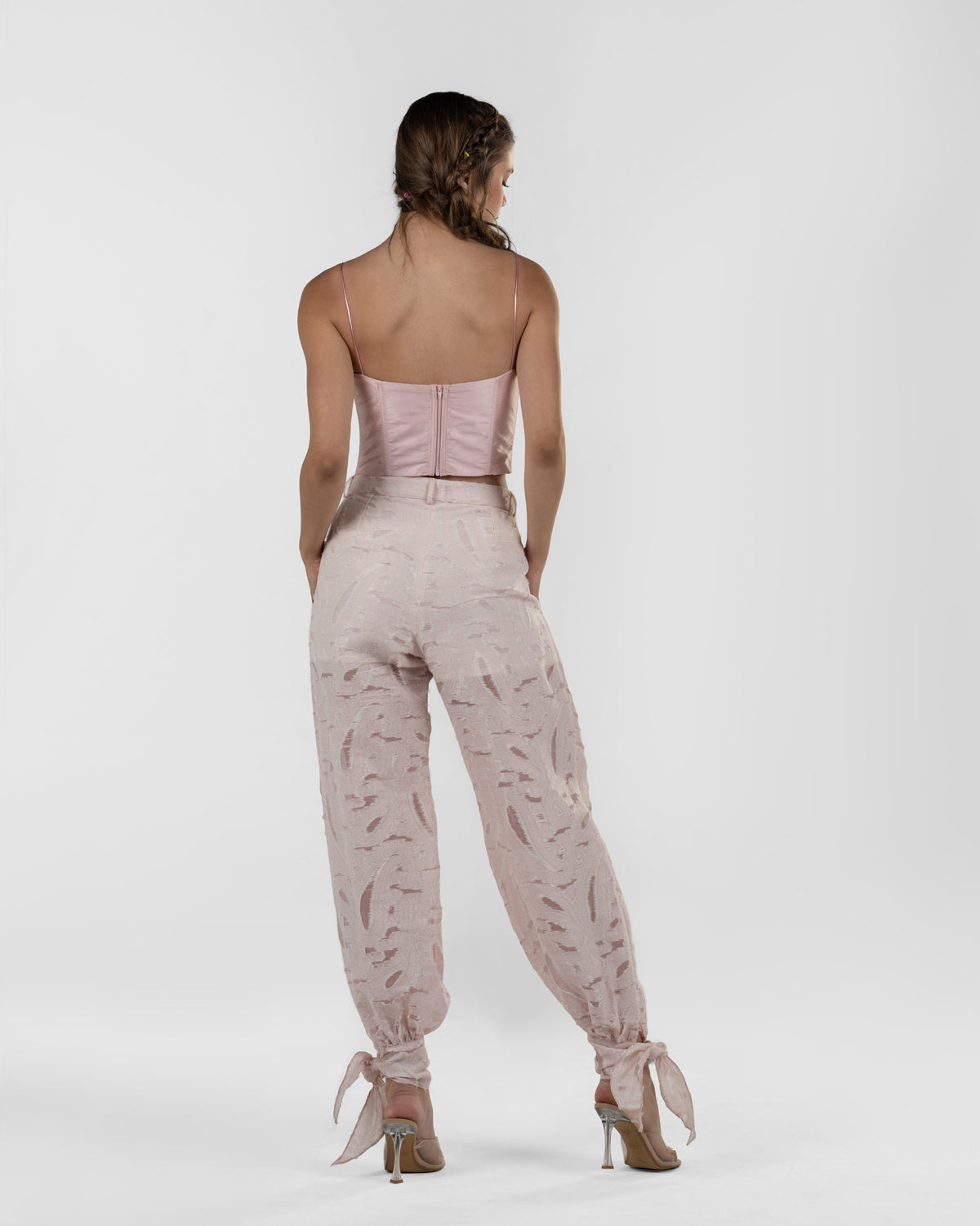 Chic Pink Corset Top