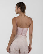 Chic Pink Corset Top
