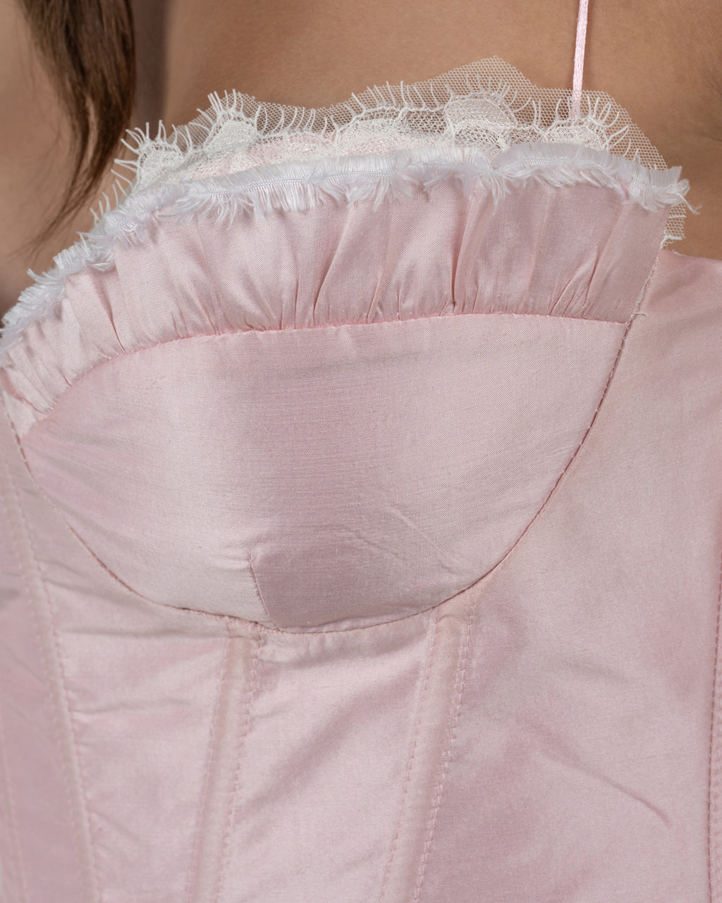 Chic Pink Corset Top