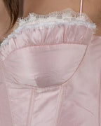 Chic Pink Corset Top