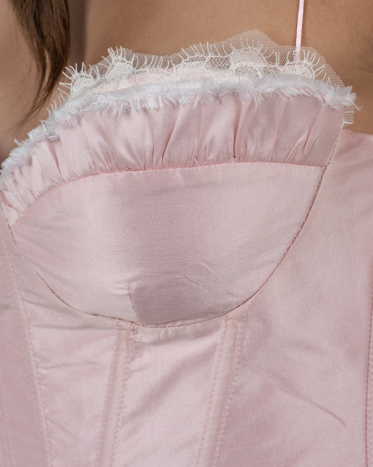 Chic Pink Corset Top
