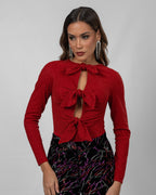 Red bodysuit