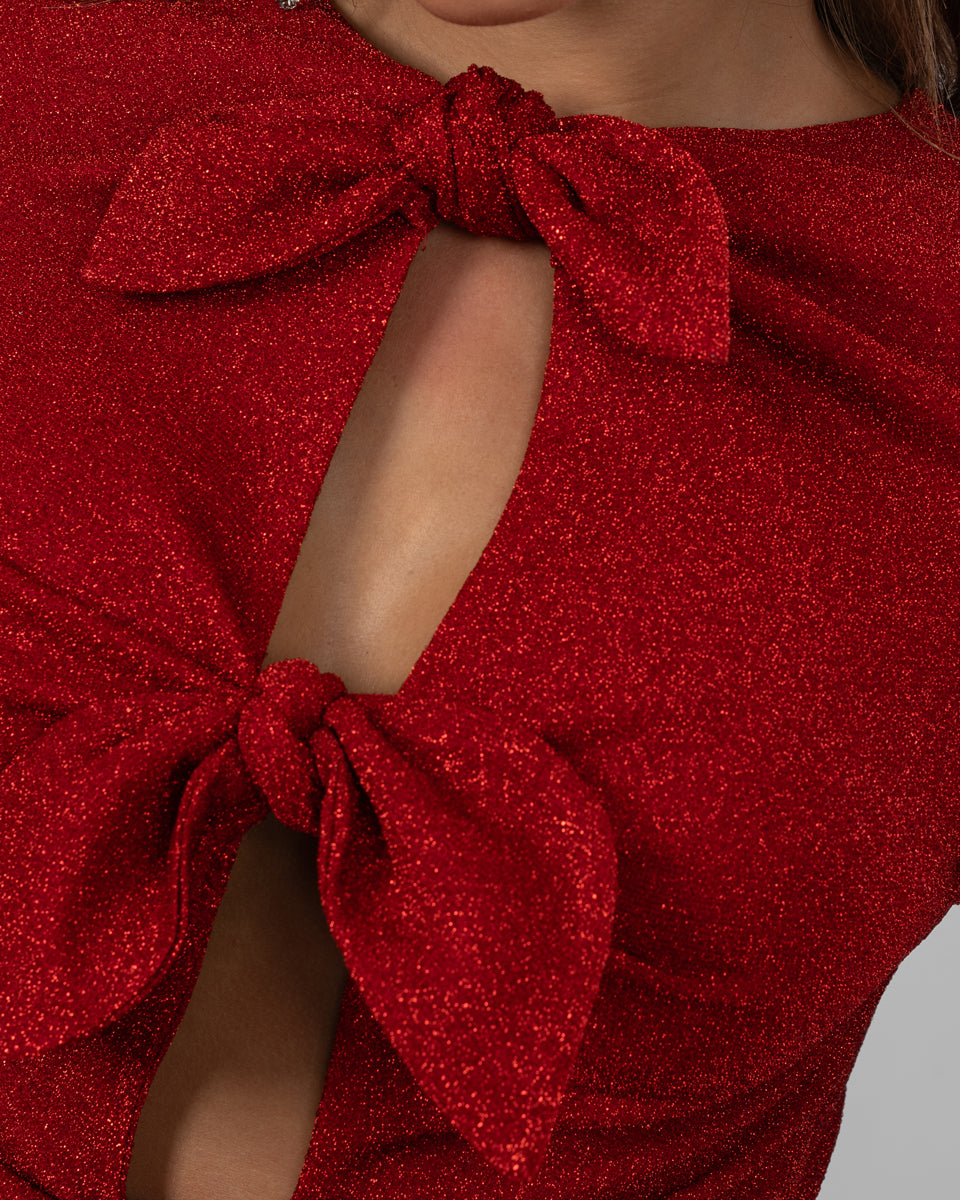 Red bodysuit